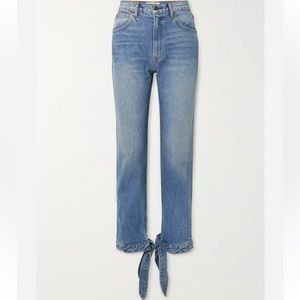 Reformation Chiara Denim with Tie Ankle Detail